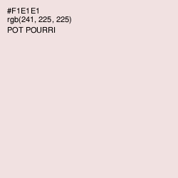 #F1E1E1 - Pot Pourri Color Image